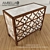 Luxury Mirrored Chest: Ambella Home 3D model small image 2