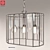 Elegant Cremasco Chandelier 3D model small image 1