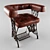 Singer Handcrafted Armchair 3D model small image 1