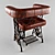 Singer Handcrafted Armchair 3D model small image 2