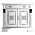 Puccini Ciliegio Sideboard: Classic Luxury in Natural Wood 3D model small image 3