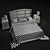 Modern 3D Bed - Olivia 3D model small image 3