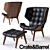 Modern C&B Mammoth Armchair: Stylish, Comfy & Versatile 3D model small image 1