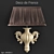 French Elegance Wall Sconce 3D model small image 1