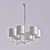 Elegant Inessa Chandelier: D52cm H67cm 3D model small image 3