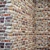 Brick Corner Wall 3D model small image 1