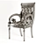 Elegant Versace Vanitas Armchair 3D model small image 1