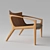Sophisticated LINNA Chair 3D model small image 2
