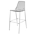 Fast Rion Barstool: Stylish and Compact 3D model small image 3