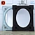 Loft Designe Mirror with 5 Color Options 3D model small image 1