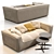 Noe: Stylish and Sleek Sofa 3D model small image 1