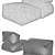 Cozy Corona Seat: Grapy GAN 3D model small image 3