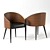 Cooper Armchair: Elegant and Comfortable 3D model small image 1