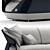 Luxurious Bugatti Home Royale Sofa 3D model small image 2