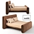 Union Bed: Harmoniously Crafted Masterpiece 3D model small image 1