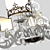 Elegant Versailles Chandelier 3D model small image 2