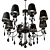 Wunderlicht Nocturne Chandelier 3D model small image 3