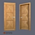 Custom-made Wooden Door 3D model small image 1