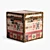 Kilim Cube Chest - Handcrafted Vintage Design 3D model small image 1