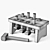 Sturdy Wooden Pounding Bench: Hours of Hammering Fun 3D model small image 2
