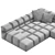 Luxurious Tufty-Time 2 Sofa 3D model small image 3