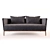 Allora 2-Seater Sofa: Gruene Erde 3D model small image 1