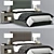 Elegant Lawson Non-Tufted Bed 3D model small image 2