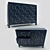  "Artevaluce" Chest Console in Blue (Includes Mirror and Panels) 3D model small image 2