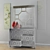 "Artevaluce" Chest Console in Blue (Includes Mirror and Panels) 3D model small image 3