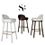 Beetley Bar Stool: Stylish Se Collection 3D model small image 1