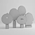 Elegant Agate Decor Set 3D model small image 3