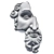 Classic French Sculpture Fragment 3D model small image 3