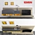 Modern Scavolini Living Room Set 3D model small image 1