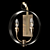 Dresden 2-Light Aged Brass Sconce 3D model small image 2