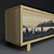 Plywood Chest of Drawers with Printed Doors 3D model small image 2