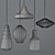 Maxim Cocoon Pendant Light 3D model small image 2