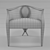 Elegant Cambre Chair by Christopher Guy 3D model small image 3