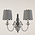 Chelsom Flemish Fl Bra - Elegant Lighting 3D model small image 2