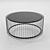 Sleek Metal Glass Coffee Table 3D model small image 1