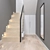 Modern Stair Storage with Mirror 3D model small image 2