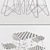Sleek Wood Stools - Caimi Brevetti_Set 3D model small image 3