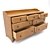 Elegant IKEA Leksvik Com-mode 3D model small image 1