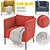 Stylish and Versatile IKEA EKERÖ Set 3D model small image 1