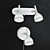 Sleek Bell Wall Light 3D model small image 3