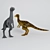 Raptor Trinket: Fierce Prehistoric Dinosaur 3D model small image 2