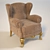 Luxury Socci Versailles Chair 3D model small image 1