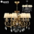 Luxury Pendant Chandelier: Ricerco Osgona 3D model small image 1