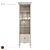 Panamar Natural Wood Bookcase 725.001.P 3D model small image 1