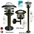 Mouna Eglo Street Lights: Illuminating Beauty 3D model small image 1