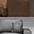 Luxury Cordwainer Leather Sofa 3D model small image 2
